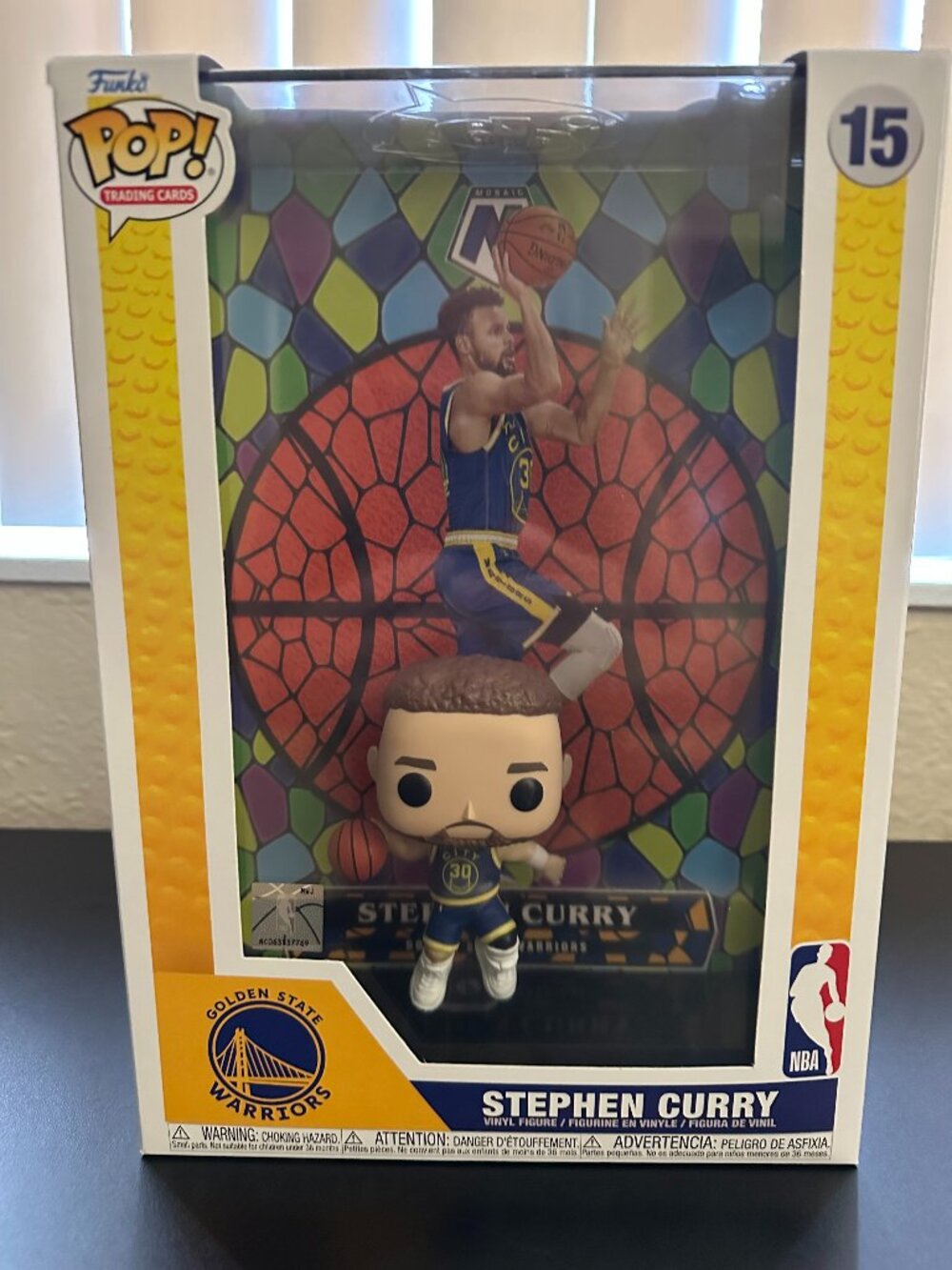 Funko Pop! Trading Cards Vinyl Stephen Curry #15 Warriors